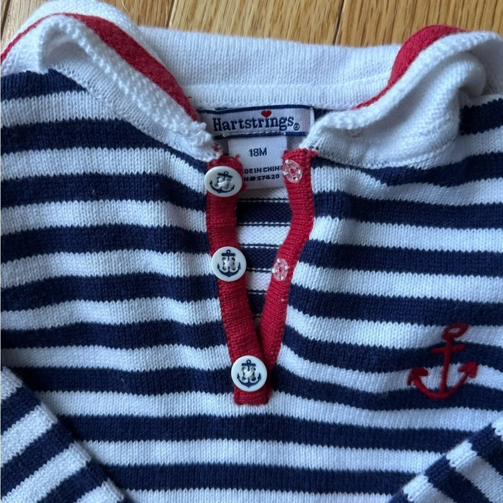 Vintage Heartstrings Nautical Dress (18m)